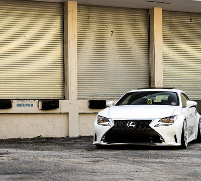 Фото дисков Vossen VFS-6 на Lexus RC