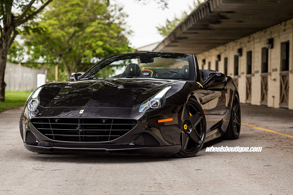 Фото дисков HRE 505M Черный сатин на Ferrari California