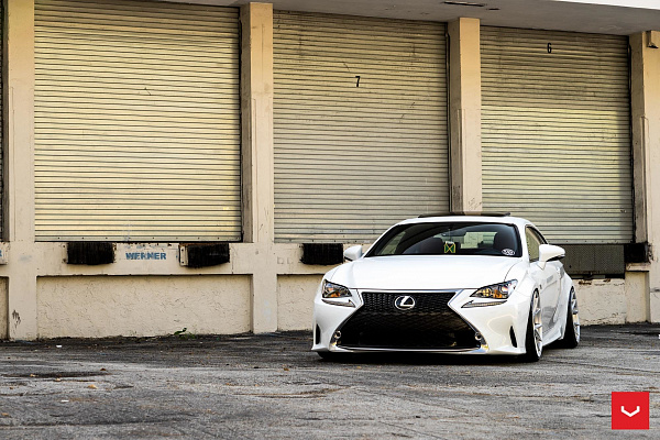 Фото дисков Vossen VFS-6 Серебро на Lexus RC