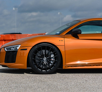 Фото дисков HRE P103 на Audi R8 (4S)