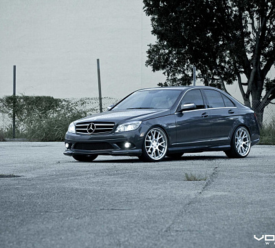 Фото дисков Vossen CV2 на Mercedes-Benz C-Class (W204)