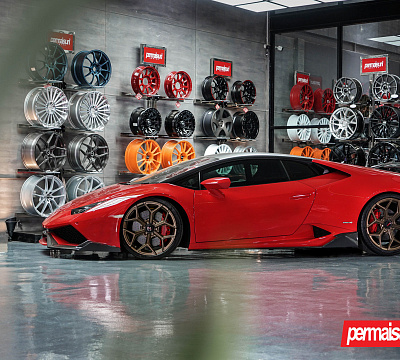 Фото дисков NOVITEC NL4 на Lamborghini Huracan