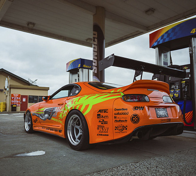 Фото дисков Motegi Racing MF416 Battle V на Toyota Supra A80