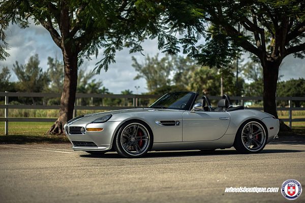 Фото дисков HRE S207 Глянцевый темный лак на BMW Z8