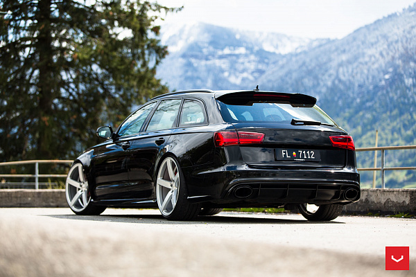 Фото дисков Vossen CV3 Серебро на Audi A/RS 6 (C7)