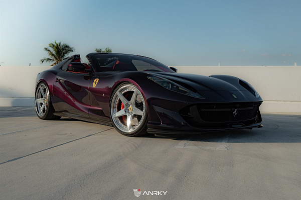 Фото дисков Anrky RS5.3 Полированный лак на Ferrari 812