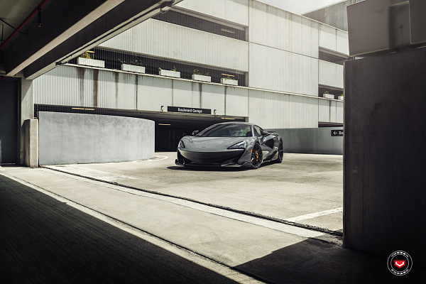 Фото дисков Vossen EVO-2 Черный глянец на McLaren 600