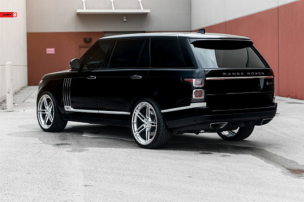 Фото дисков Anrky AN37 Полированный лак на Range Rover IV
