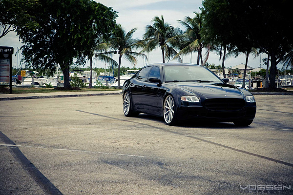 Фото дисков Vossen CV1 Серебро на Maserati Quattroporte V