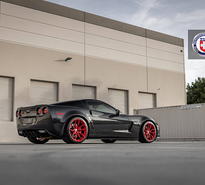 Фото дисков HRE P201 на Chevrolet Corvette C6