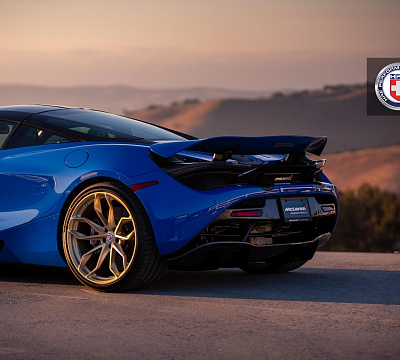 Фото дисков HRE P201 на McLaren 720S