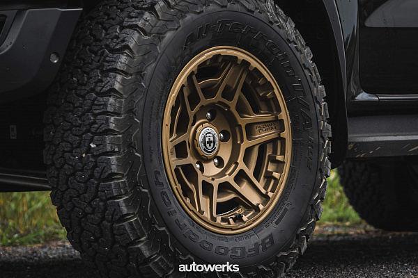 Фото дисков HRE FT1 Сатиновое темное золото на Ford Ranger T6.2
