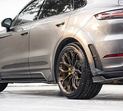 Фото дисков Brixton Forged CM6-RS на Porsche Cayenne III