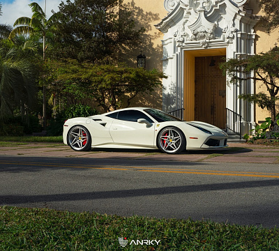 Фото дисков Anrky S1-X3 на Ferrari 488