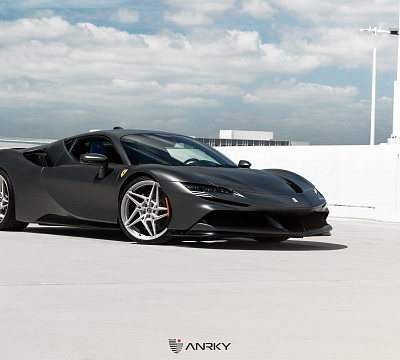 Фото дисков Anrky S1-X3 на Ferrari SF90