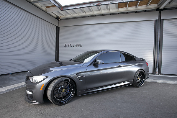 Фото дисков Strasse Wheels R10 Performance Черный сатин на BMW 4/M4 (F32/F82)