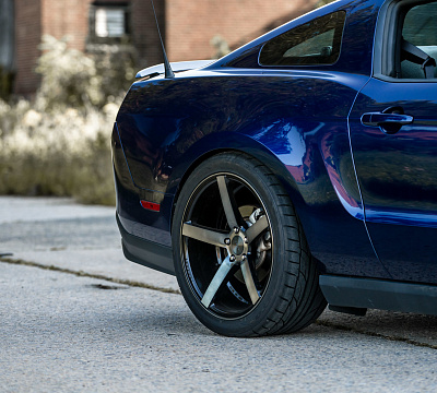 Фото дисков Vossen CV3 на Ford Mustang V