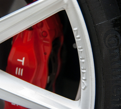 Фото дисков Vossen VFS-1 на Tesla Model X
