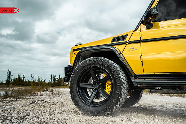 Фото дисков Anrky AN15 Черный сатин на Mercedes-Benz G-Class II