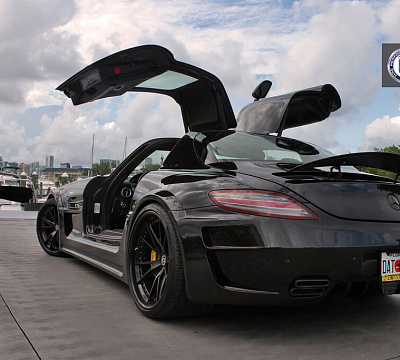 Фото дисков HRE S104 на Mercedes-Benz SLS AMG