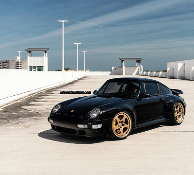 Фото дисков HRE 527 на Porsche 911 IV