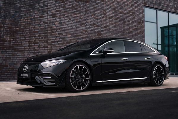 Фото дисков BRABUS Monoblock Z (Platinum Edition) Черный глянец на Mercedes-Benz EQS