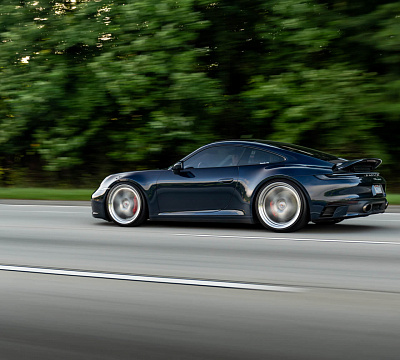 Фото дисков HRE 527 на Porsche 911 VIII