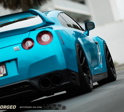 Фото дисков BC Forged RZ05 на Nissan GT-R