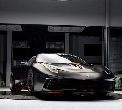 Фото дисков Brixton Forged TR10 AERO1 на Ferrari 458