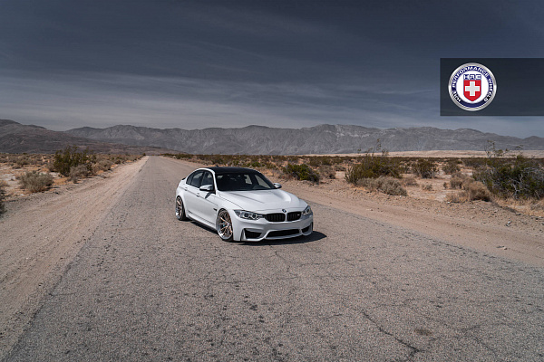 Фото дисков HRE S104SC Глянцевое темное золото на BMW 3/M3 (F3x/F80)