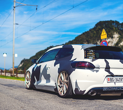 Фото дисков Vossen CVT на Volkswagen Scirocco III