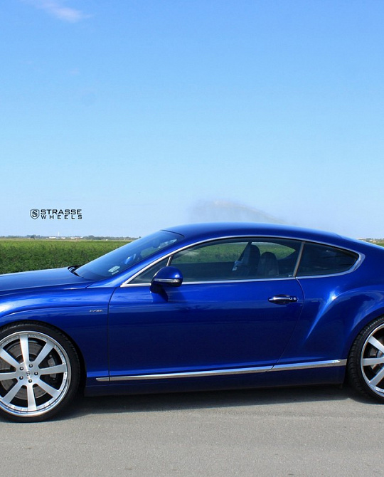 Фото дисков T8 Signature Глянцевый лак на Bentley Continental GT II