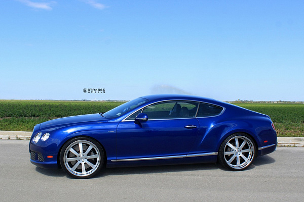 Фото дисков Strasse Wheels T8 Signature Глянцевый лак на Bentley Continental GT II