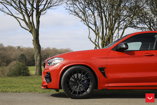 Фото дисков Vossen HF-4T Черный глянец на BMW X4/X4 M (G02/F98)