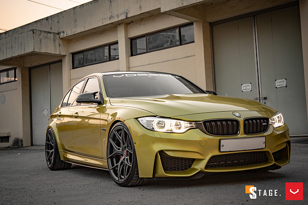Фото дисков Vossen HF-5 Сатиновый графит на BMW 3/M3 (F3x/F80)