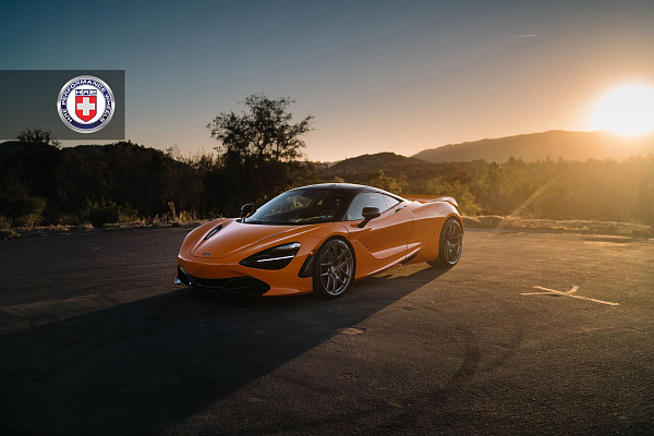 Фото дисков HRE R101 Lightweight Глянцевый тонированный лак на McLaren 720S