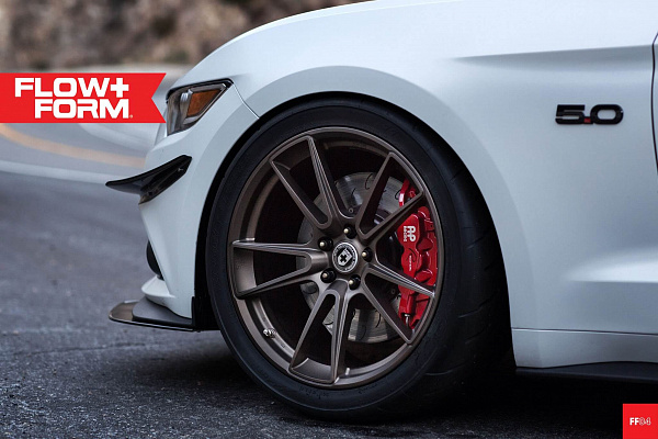 Фото дисков HRE FF04 Матовый графит на Ford Mustang VI