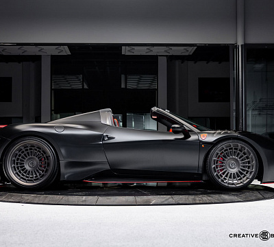 Фото дисков Brixton Forged TR10 AERO1 на Ferrari 458