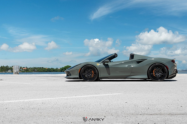 Фото дисков Anrky S3-X3 Черный глянец на Ferrari F8
