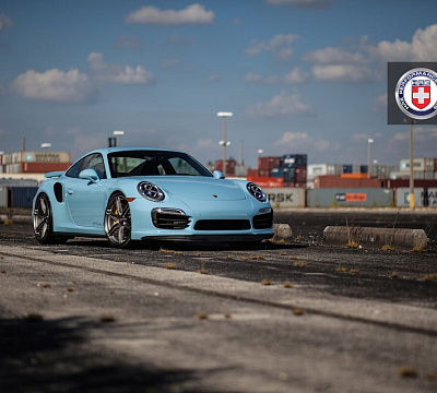 Фото дисков HRE P106 на Porsche 911 VII