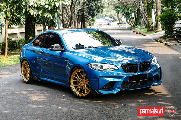 Фото дисков Vossen ML-X3 Глянцевое золото на BMW 2/M2 (F22/F87)
