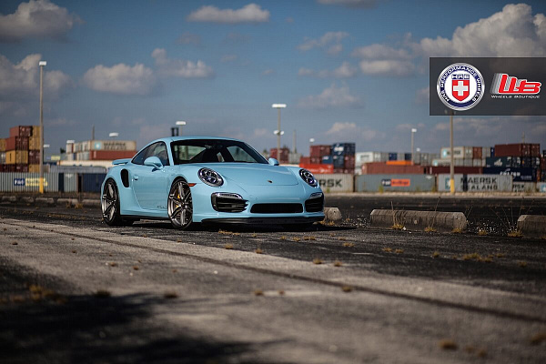 Фото дисков HRE P106 Сатиновый темный лак на Porsche 911 VII