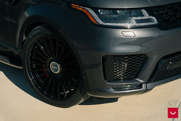 Фото дисков Vossen HF-8 Черный глянец на Range Rover Sport II
