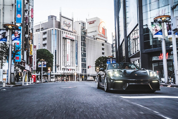 Фото дисков Brixton Forged CM5-R Полированный лак на Porsche Boxster IV