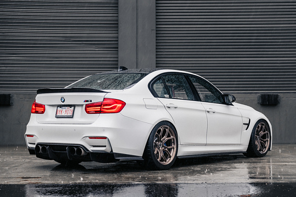 Фото дисков Brixton Forged CM5-RS Сатиновая бронза на BMW 3/M3 (F3x/F80)