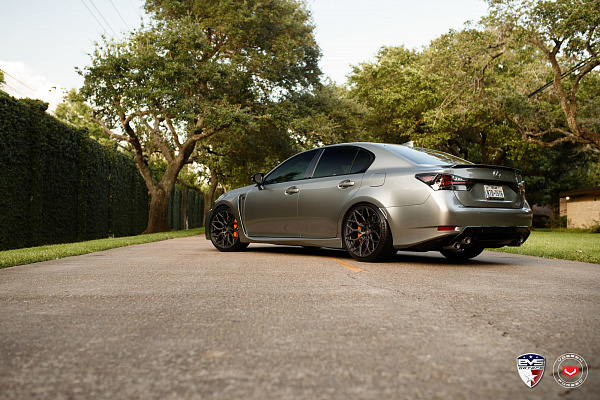 Фото дисков Vossen S17-01 Матовый графит на Lexus GS IV
