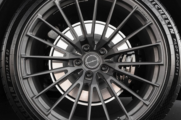 Фото дисков Brixton Forged PF20 R Сатиновый графит на Tesla Model X