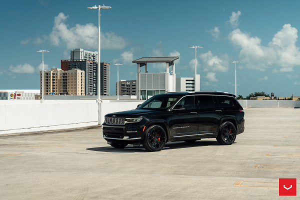 Фото дисков Vossen HF-5 Черный глянец на Jeep Grand Cherokee V