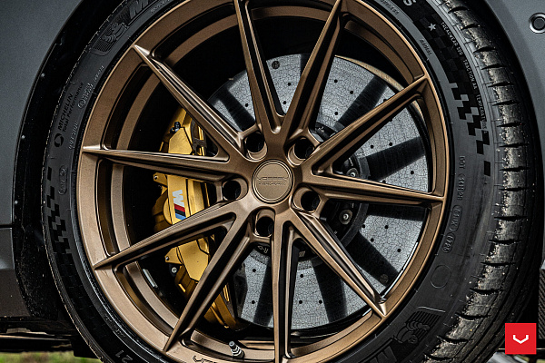 Фото дисков Vossen HFX-2 (5-Lug) Сатиновая темная бронза на BMW 5/M5 (G60/G90)
