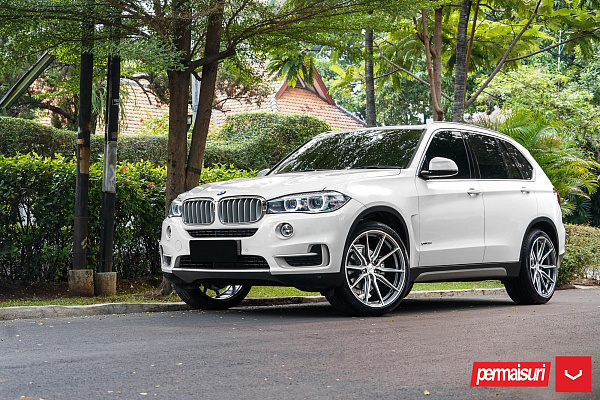 Фото дисков Vossen HF-3 Алмазная проточка на BMW X5/X5 M (F15/F85)